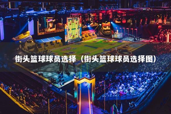 街頭籃球球員選擇（街頭籃球球員選擇圖）