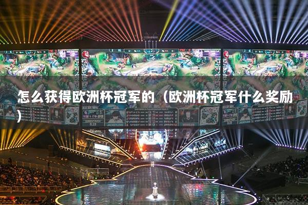 怎么獲得歐洲杯冠軍的（歐洲杯冠軍什么獎勵）