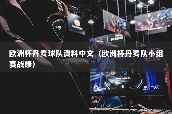 歐洲杯丹麥球隊資料中文（歐洲杯丹麥隊小組賽戰(zhàn)績）