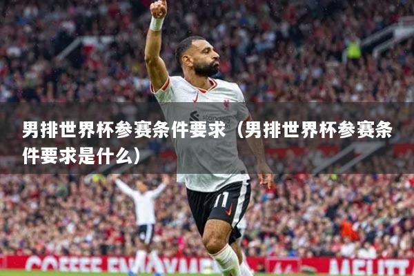 男排世界杯參賽條件要求（男排世界杯參賽條件要求是什么）