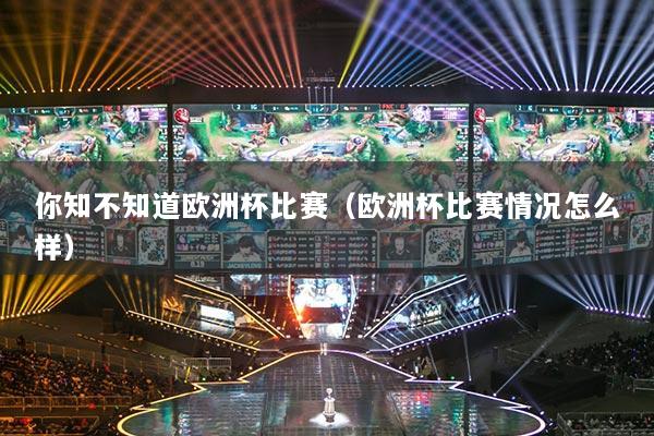你知不知道歐洲杯比賽（歐洲杯比賽情況怎么樣）