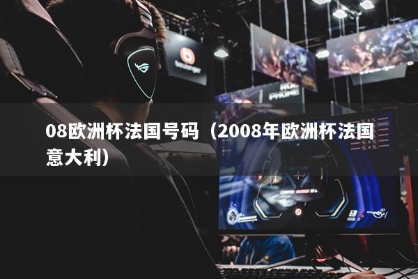 08歐洲杯法國號碼（2008年歐洲杯法國意大利）